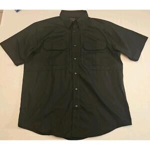 5.11 Tactical Series Short‎ Sleeve Shirt Black Large Workwear Vented
